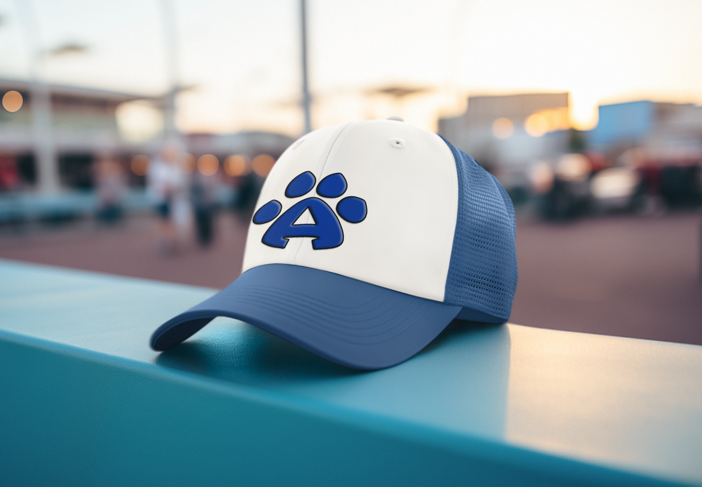 Richardson 112 Trucker Hat - Alatoona Elementary Paw Print