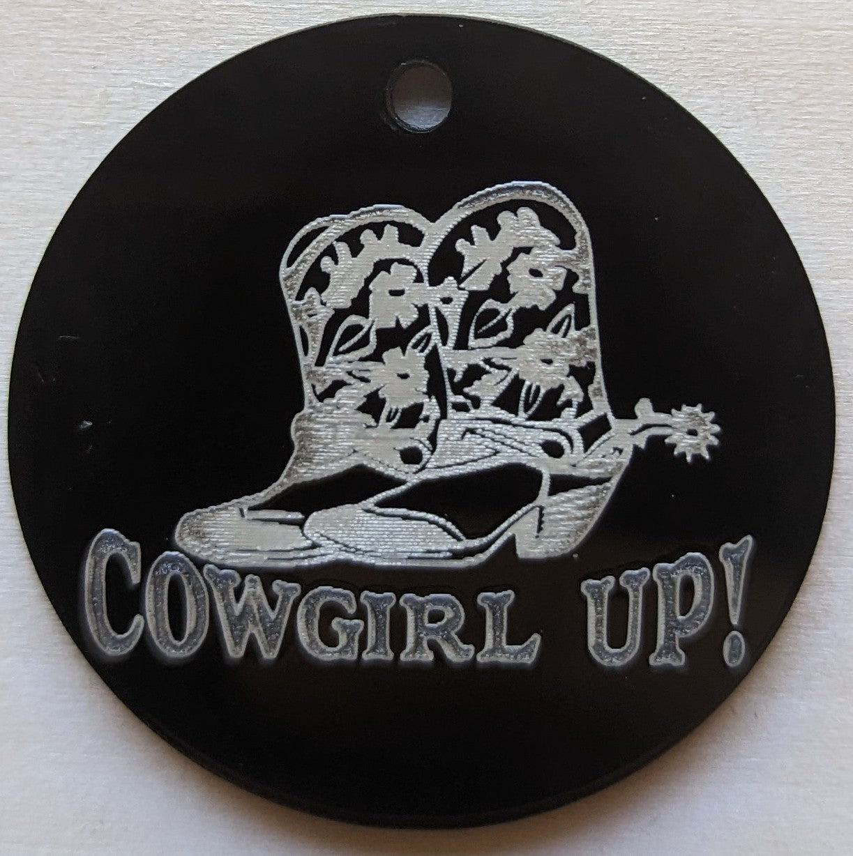 cowgirl up in cursive writhing