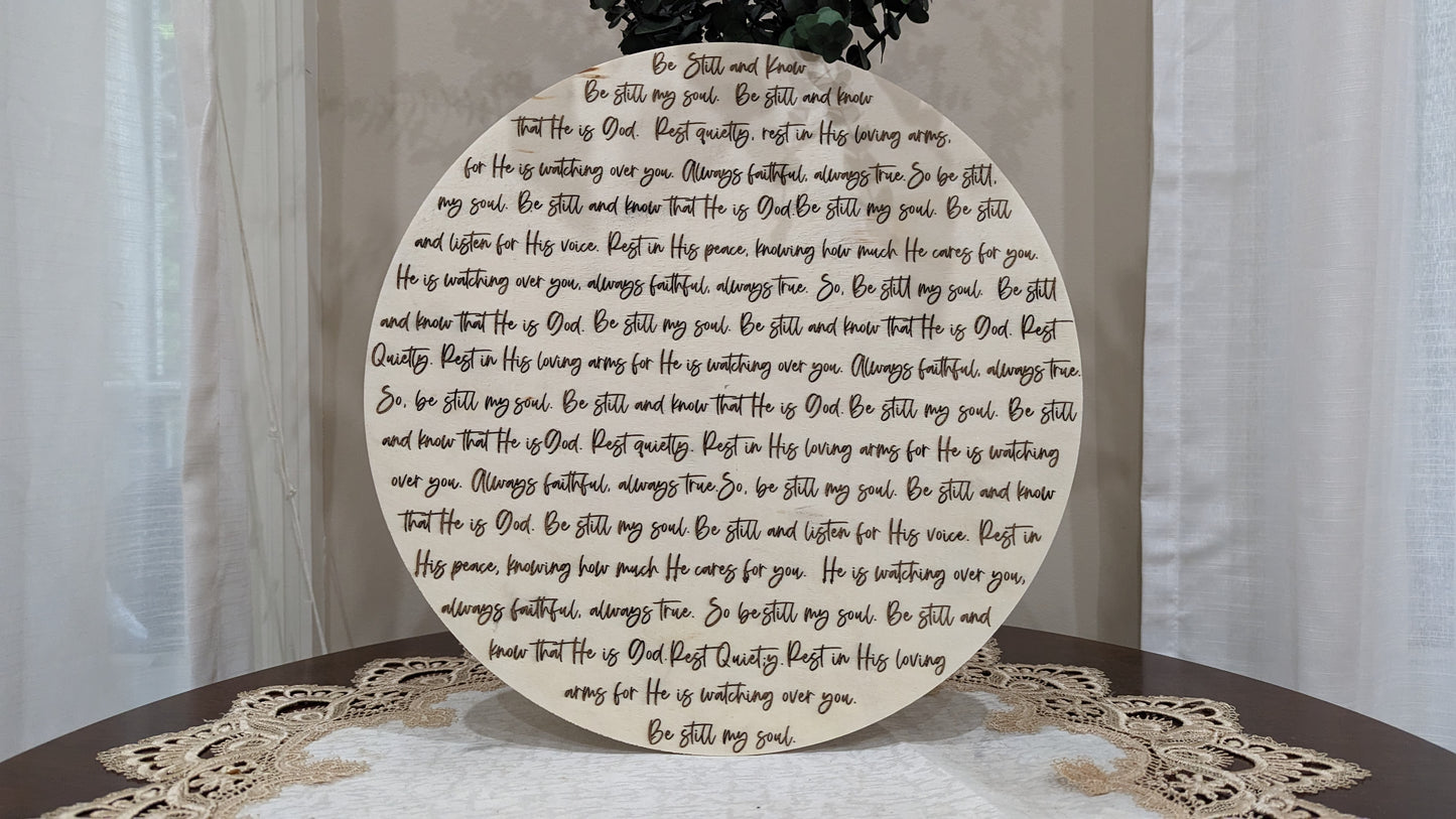Personalized Message & Name Sign