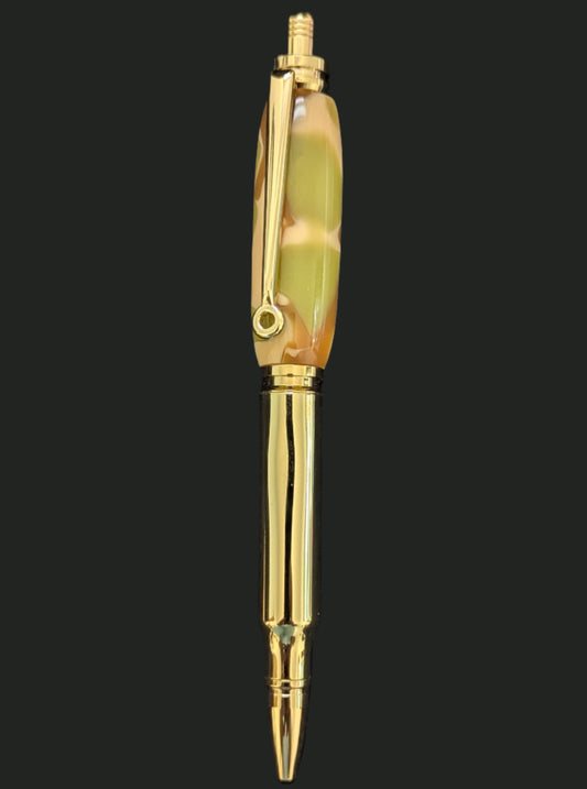 .30 Caliber 24kt Gold Click Pen