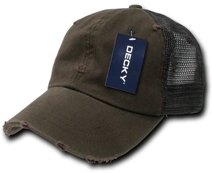 Decky 110 Distressed Relaxed Hat - Design Your Own Patch