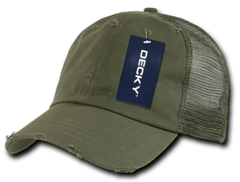 Decky 110 Distressed Relaxed Hat - Design Your Own Patch