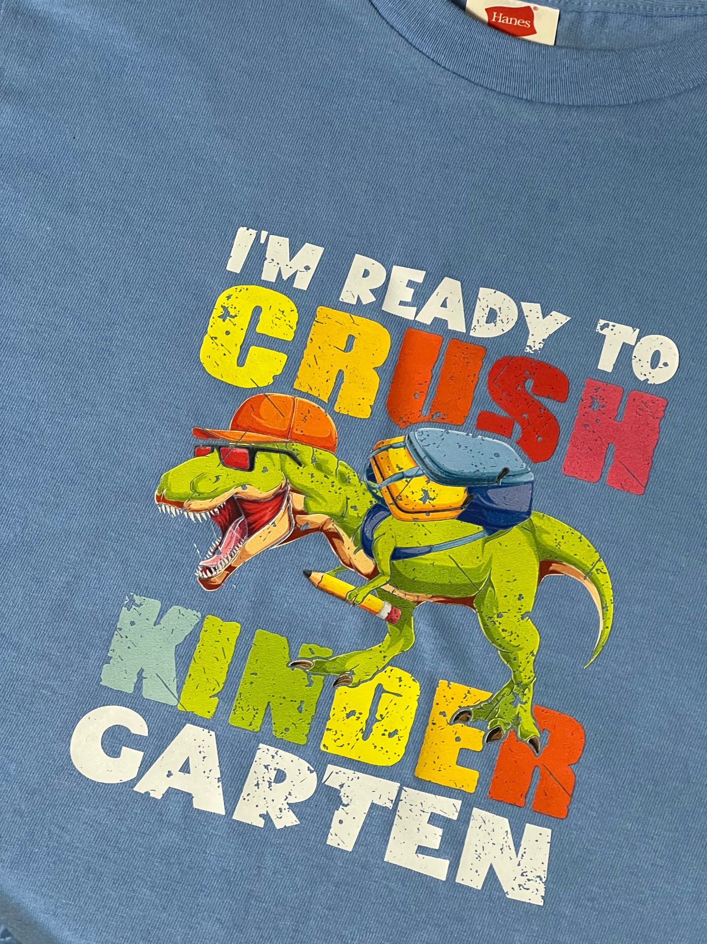 I'm Ready to Crush Kindergarten - Dino T-shirt