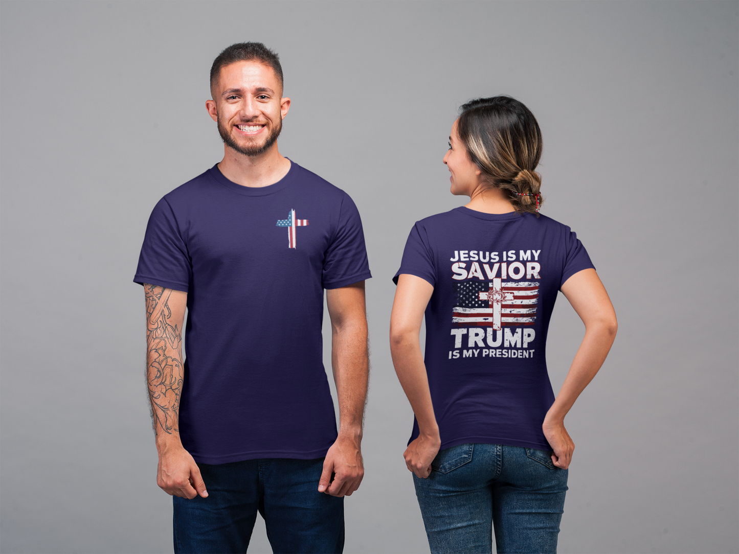 Jesus Is My Savior Trump Is My President Thorns T-Shirt