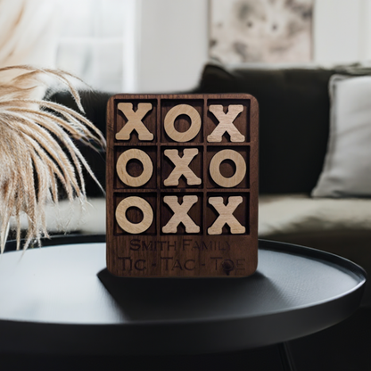 Custom Engraved Tic-Tac-Toe Set