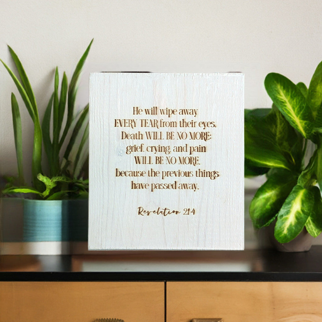 Custom Bible Verse Wood Block Signs